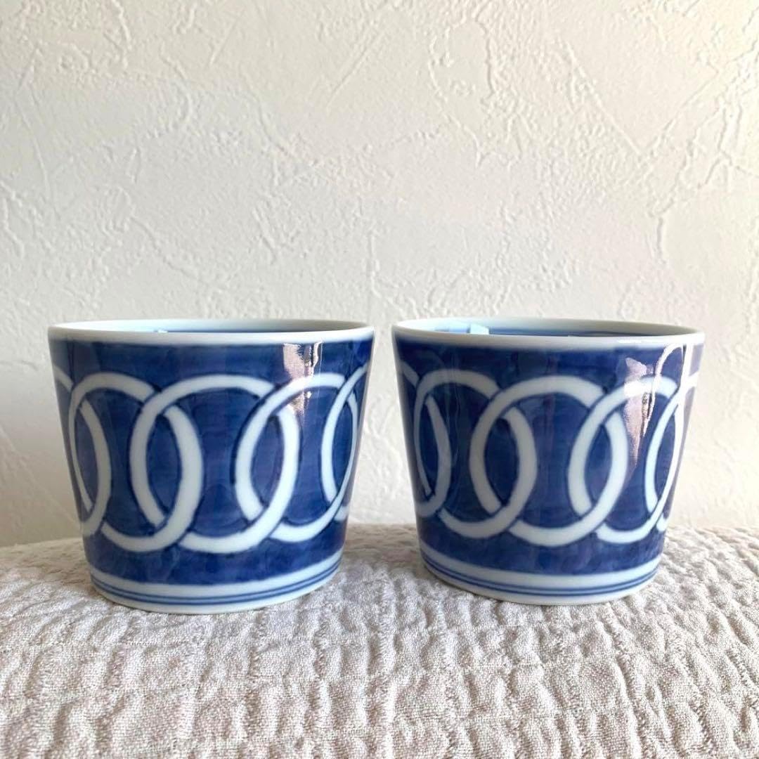 渓山窯　そば猪口2個 有田焼 渓山窯 そば猪口 蕎麦猪口 染付 2個セット 楽天市場】渓山窯